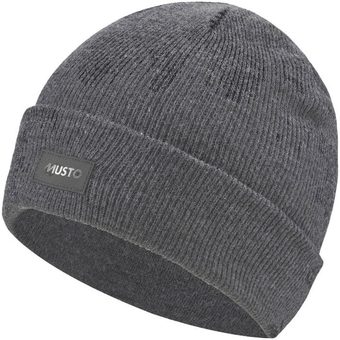 2023 Musto Shaker Cuff Beanie Hat 86015 - Dark Grey Marl